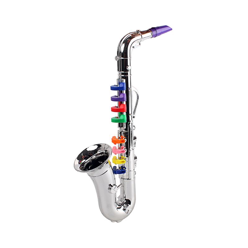 Đồ chơi kèn Saxophone 8 kiểu âm thanh cho trẻ học chơi nhạc sớm