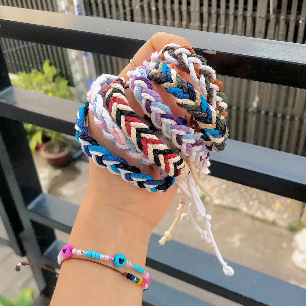 VÒNG TAY THẮT - THỔ CẨM BASIC | HANDMADE | VALE.SOMETHINGBOHO
