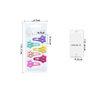Set 6 kẹp tóc đáng yêu cho bé