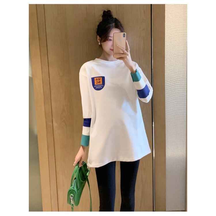 Áo Thun Nỉ Bầu Dài Tay Dày Dặn AB283