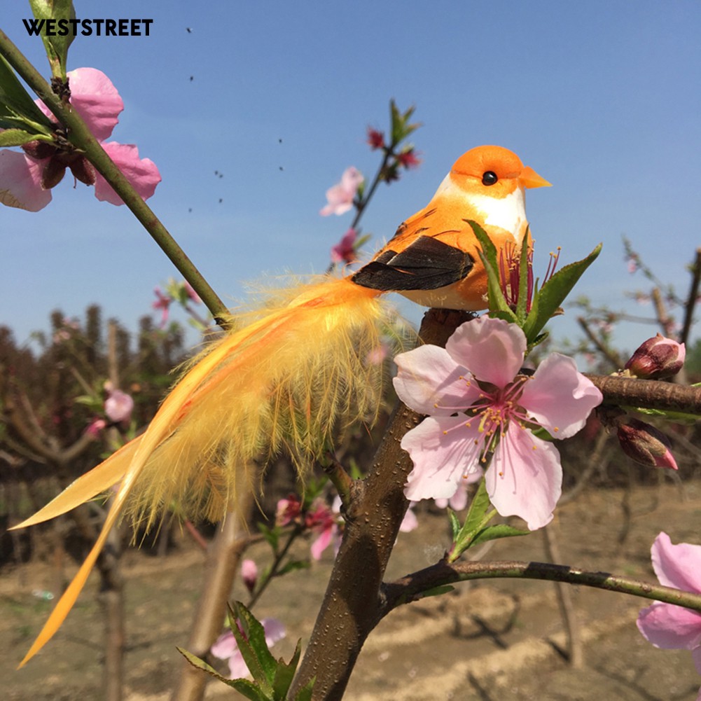 Mô hình chim giả trang trí xinh xắn bắt mắt