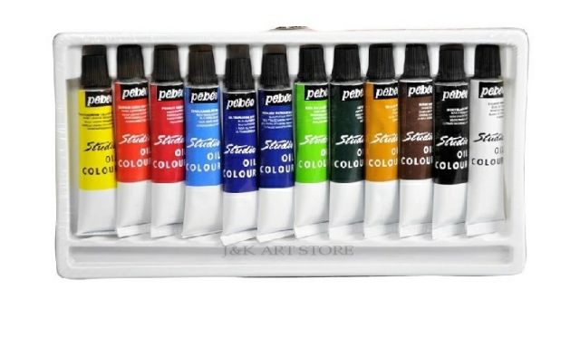 Màu VẼ Acrylic, Sơn Dầu PEBEO Pháp (1vĩ 12màu)