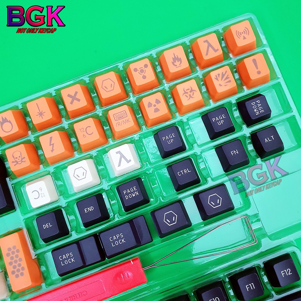 Bộ Keycap Carbon 140 nút Thick PBT OEM Profile Lazer Cần được layout 68,84,98..v..v