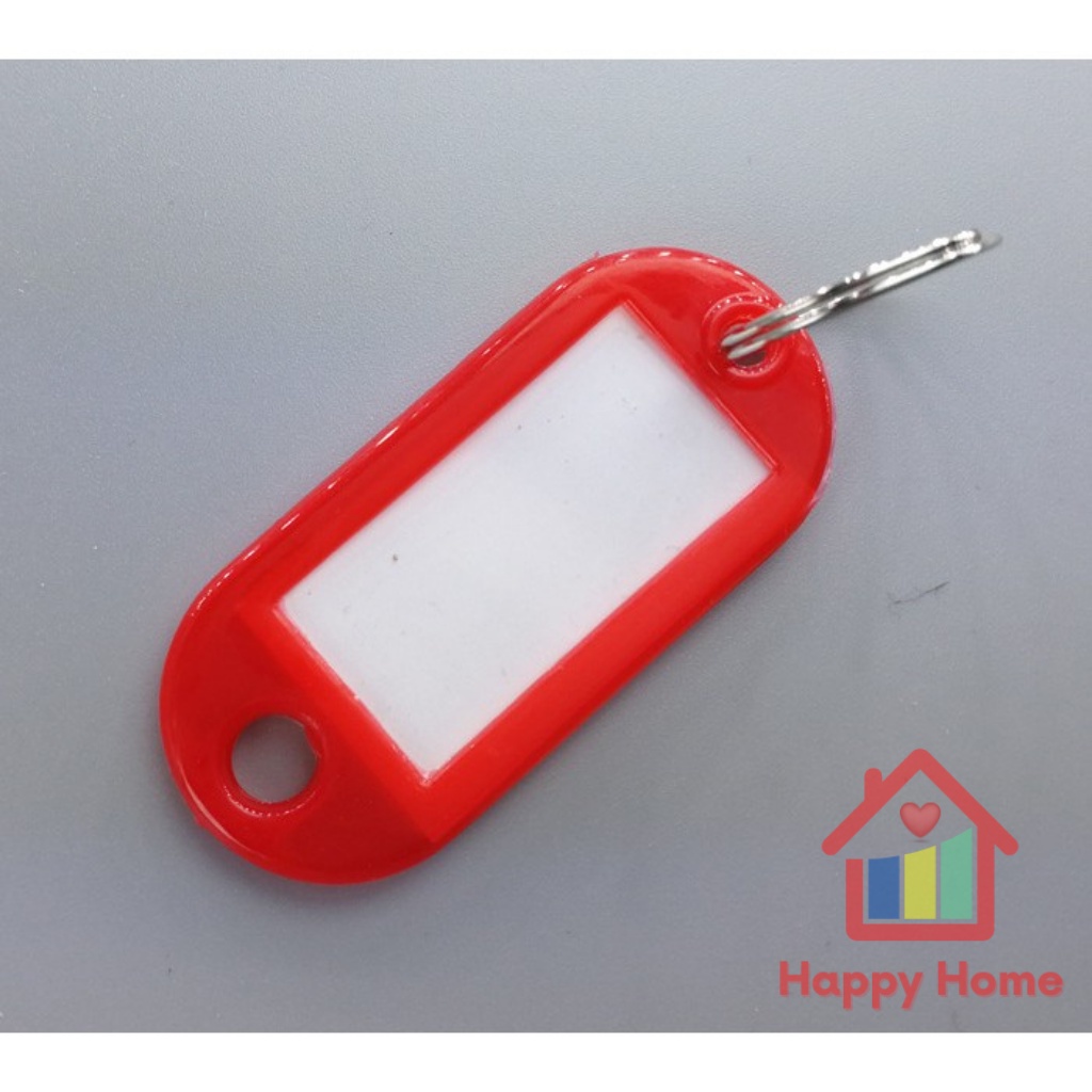 Thẻ ghi nhớ đánh dấu chìa khóa, name tag du lịch, ghi tên cho bé Happy Home