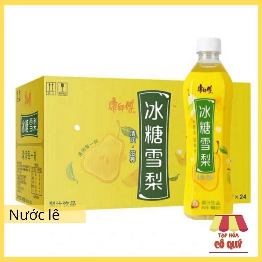 Nước lê chưng đường phèn, chai 500ml, bán lẻ giá sỉ - Tạp hóa cô Quý (M13)