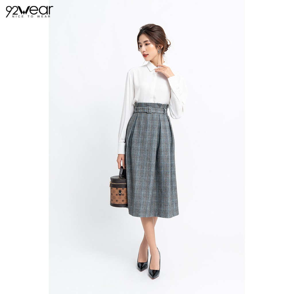 [Mã WABRLOW5 giảm 15% đơn 300K] Chân váy nữ dài xếp ly cạp liền JDW0727 92WEAR | BigBuy360 - bigbuy360.vn