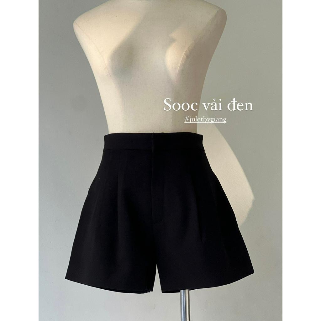 SOOC VẢI ĐEN - SIZE S/M/L- HÀNG CHÍNH HÃNG- JuletbyGiang