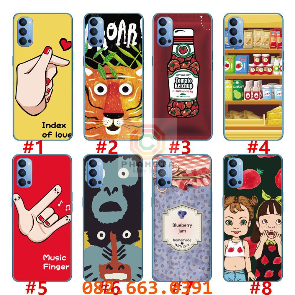 Ốp Lưng Tpu Cho Oppo A53 2020 / Realme V5 Họa Tiết Hình Chú Hổ Thời Trang