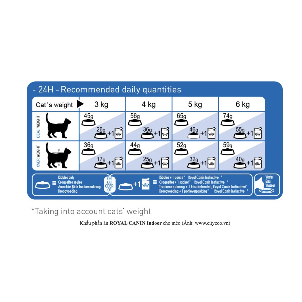 [K27 Indoor] THỨC ĂN HẠT ROYAL CANIN INDOOR CHO MÈO TRƯỞNG THÀNH K27 CHIẾT 1 KG