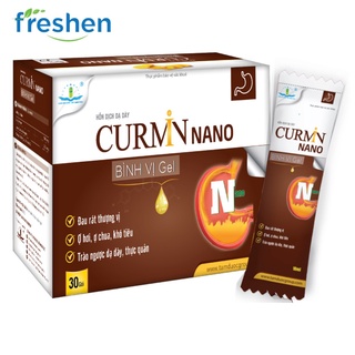 CURMIN NANO BÌNH VỊ GEL – Giảm Ợ Chua, Đau Rát Thượng Vị, Trào Ngược Dạ Dày 30 gói