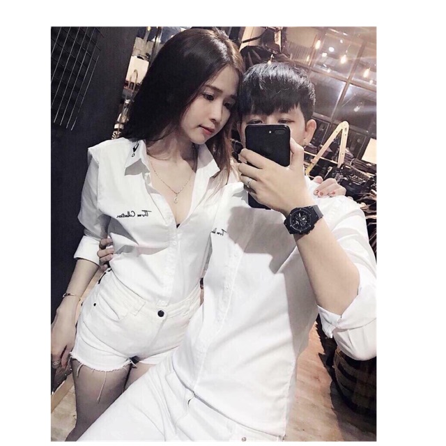 Áo sơ mi cặp nam nữ cao cấp 403