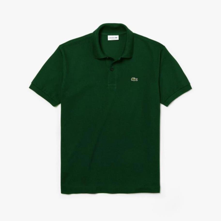 Áo Polo Lacoste Xanh Rêu Xuất Dư Có Cổ - Chất Liệu 100% Cotton Pique Hàng VNXK ྇ * New - ! *