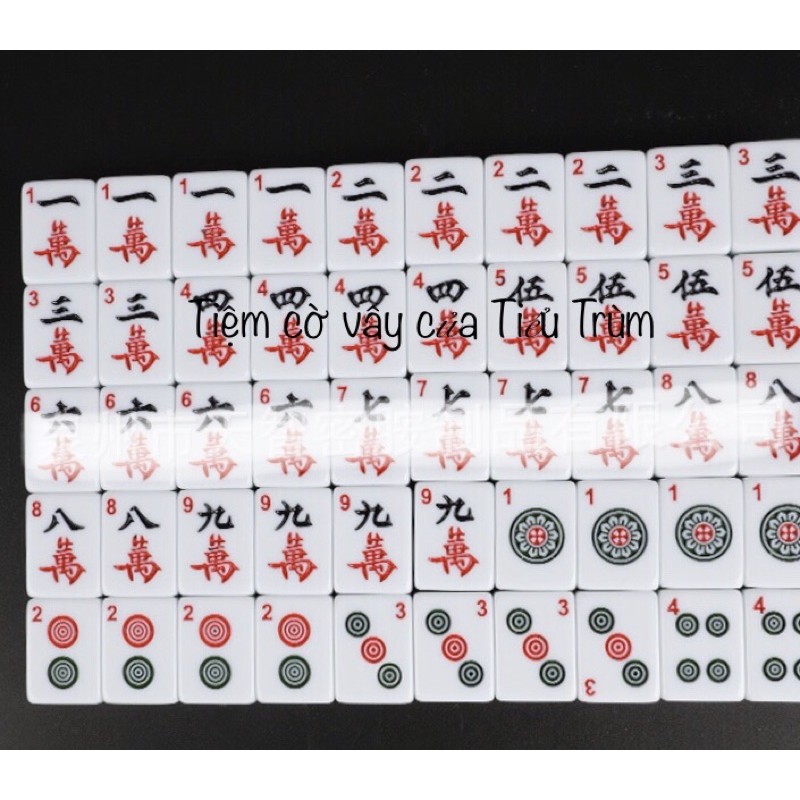 Mạt Chược Cao Cấp 144 Quân Size 30Mm Mahjong