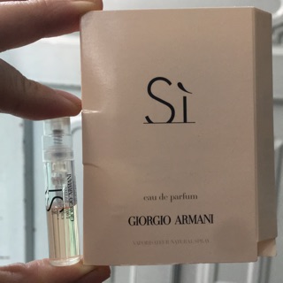 Vial mẫu thử nước hoa Sì Giorgio Armani EDP (1.2ml) - France