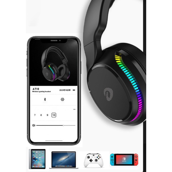 Tai nghe Gaming Dareu A710 RGB 7.1 không dây