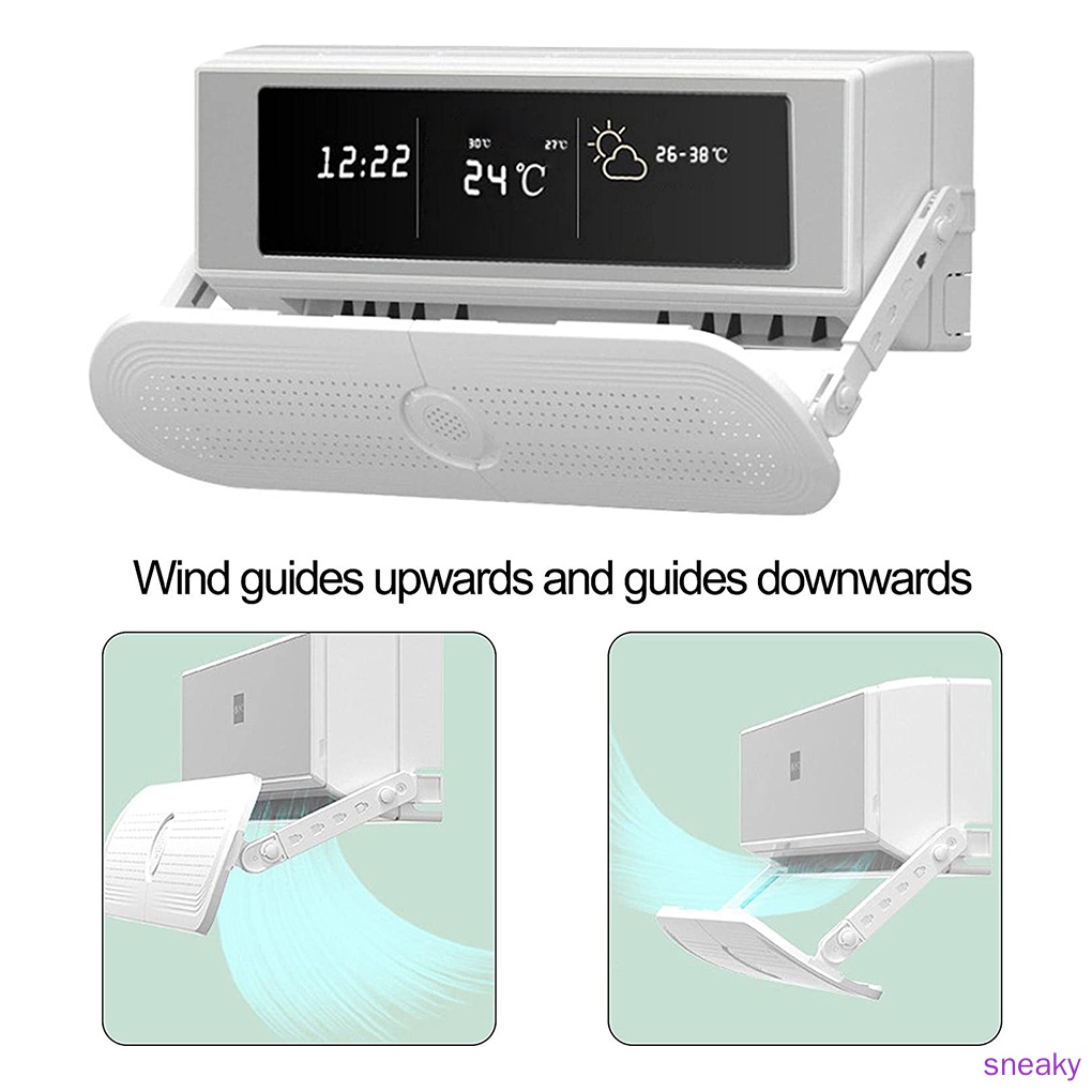 Tấm chắn gió điều chỉnh hướng máy điều hòa bằng nhựa