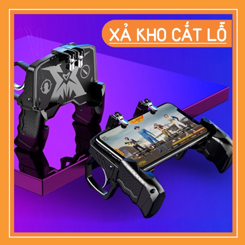 K21 Sáu Ngón Tay Liên Kết Đa-Chức Năng Di Động Tay Cầm Chơi Game Điện Thoại Với Khung, Thích Hợp Cho 4.7-6.5 Inch Điện T