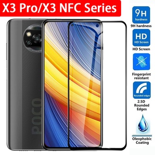 Toàn Bộ Kính Cường Lực Bảo Vệ Toàn Màn Hình Cho Xiaomi Poco X3 Nfc Mi Poco X 3 Pro Pocox3 Poko X3Nfc X3Pro