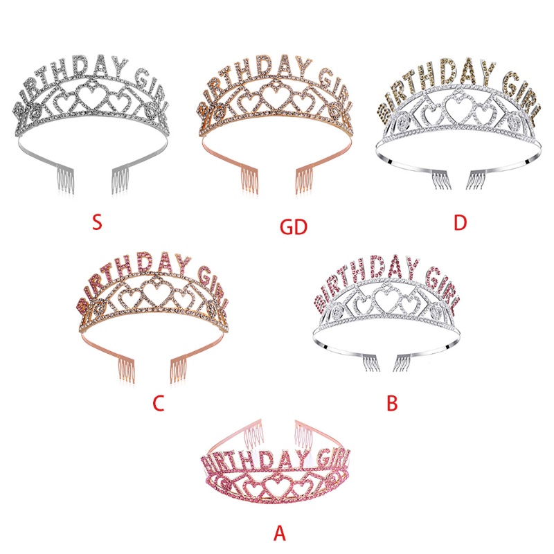 Flgo Băng Đô Cài Tóc Hình Trái Tim Rỗng Đính Đá Lấp Lánh