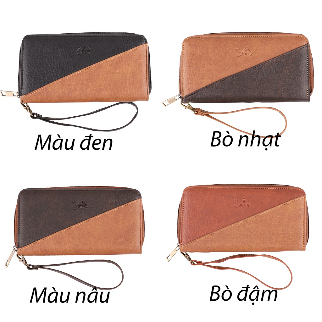[Mã WABRWB24 giảm 30K đơn 99K] Ví cầm tay thời trang Unisex YUUMY YV4 nhiều màu | BigBuy360 - bigbuy360.vn