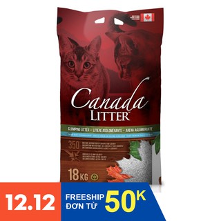 Cát mèo Canada Litter 18kgs Hương Baby Powder