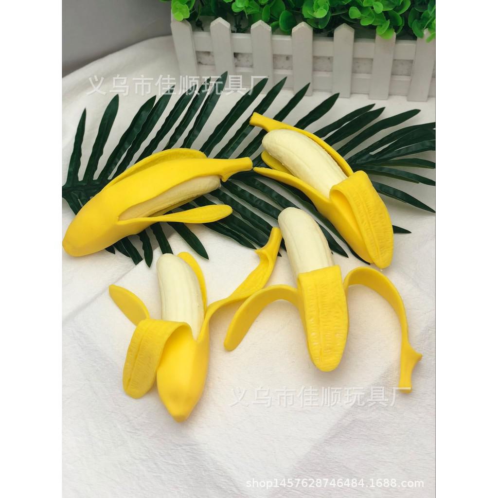 Gudetama chuối dai bóp dai mềm vàng slime đồ chơi mềm KM-688