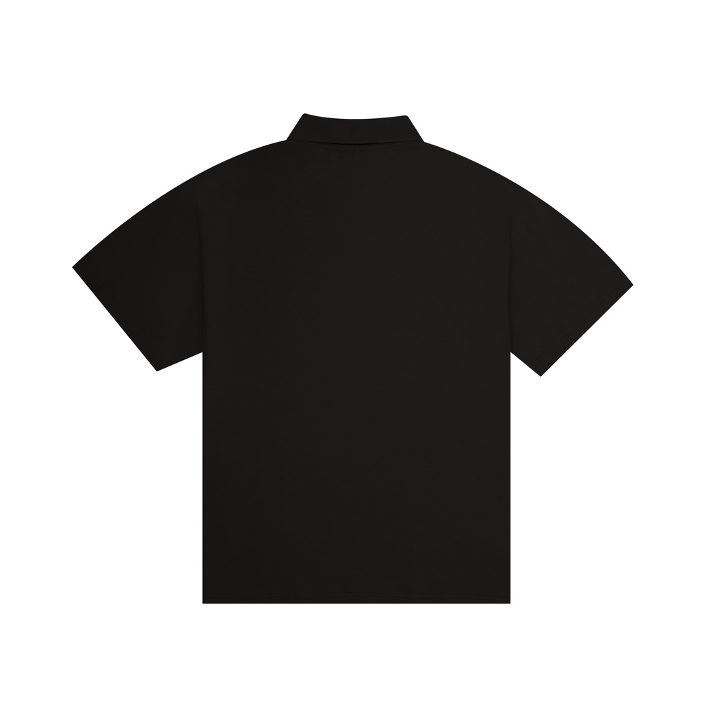 Áo Polo NEEDS OF WISDOM Pixel Nowsaigon Polo Shirts - Black - Local Brand Chính Hãng