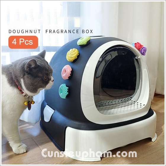 Donut khử mùi vật nuôi dán chuồng/ tường