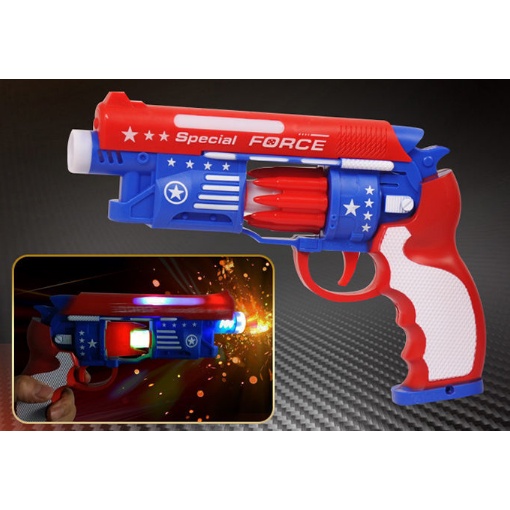 Đồ Chơi Special Force Chạy Pin Có Đèn Và Nhạc, Đồ Chơi Bé Làm Cảnh Sát, Hiệu Ứng Xoay Tròn  02063