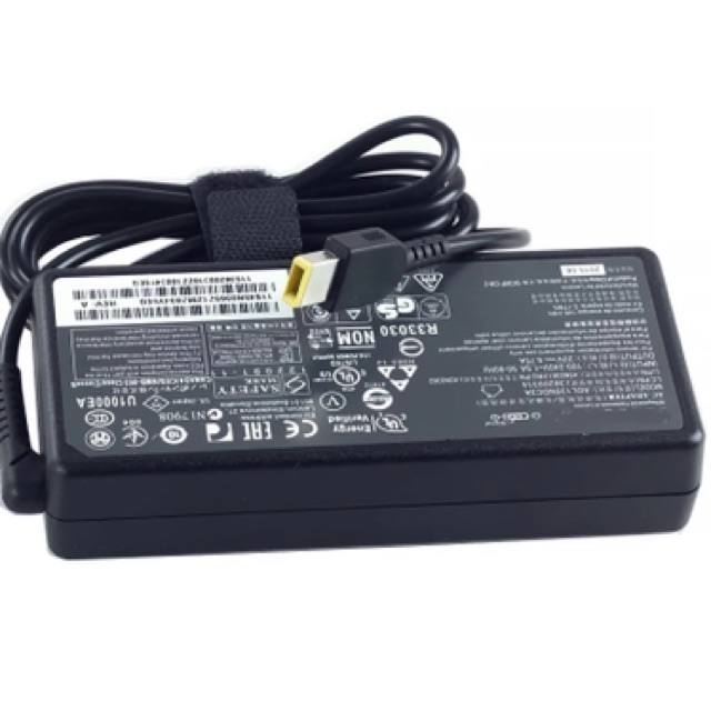 Sạc laptop Lenovo 20V-6.75A  Đầu USB Kim Vuông Zin
