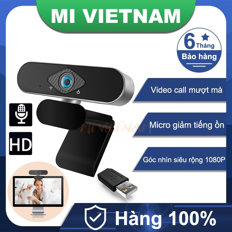 Webcam máy tính USB Sử dụng trực tiếp Xiaomi Xiaovv 6320S 1080p FullHD  Rõ nét Chân thực