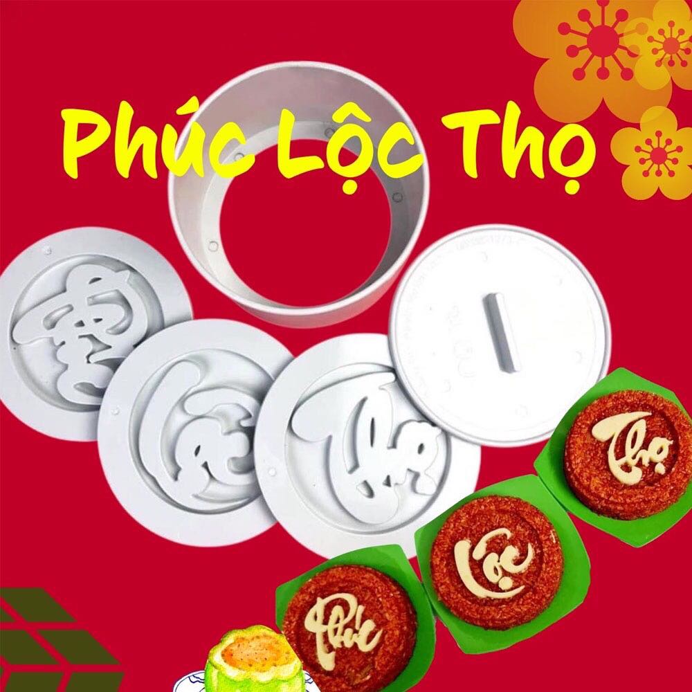 khuôn xôi tạo hình chữ Phúc Lộc Thọ, khuôn đóng sôi làm bánh