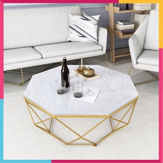 Bàn trà mặt đá cao cấp, bàn sofa uống nước phòng khách kích thước 70x70cm