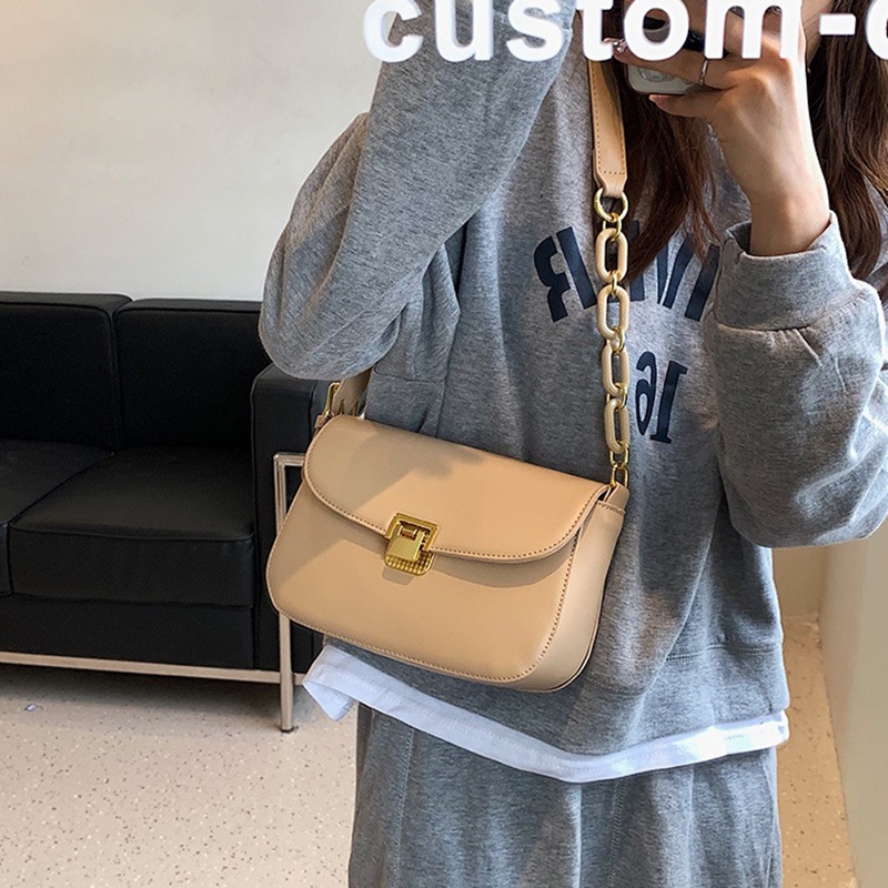 IELGY Túi Đeo Chéo Hình Vuông Nhỏ Đơn Giản Dễ Phối Đồ Có Thể Điều Chỉnh Cho Nữ