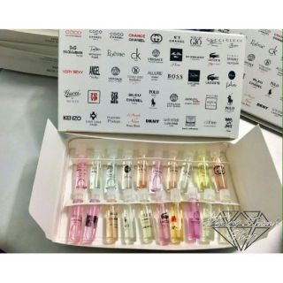 Set 20 lọ nước hoa mini bộ test