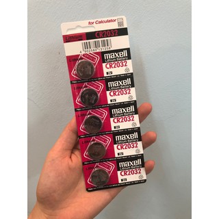 Vỉ pin Maxell CR2032 3V chính hãng 100% Nhật Bản