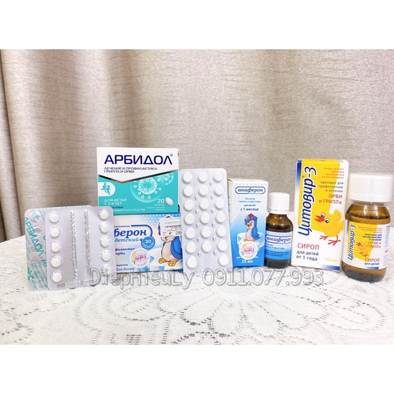 Tăng đề kháng - Abidol Nga