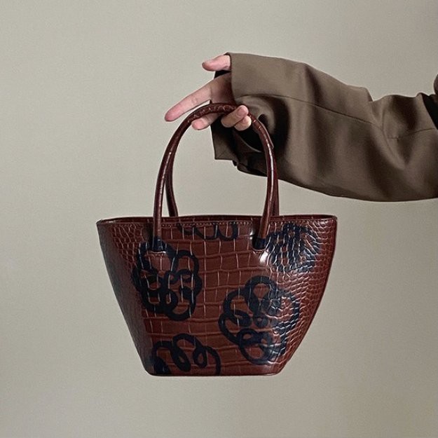 Túi Quai Xách Da Hình Hoa LSEOUL X0512