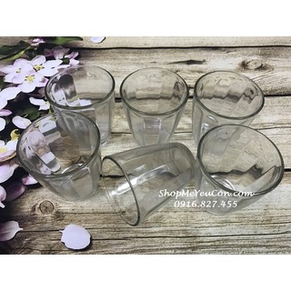 Bộ 6 cốc thủy tinh Indonesia