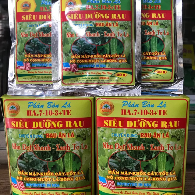 Phân bón lá - SIÊU DƯỠNG RAU