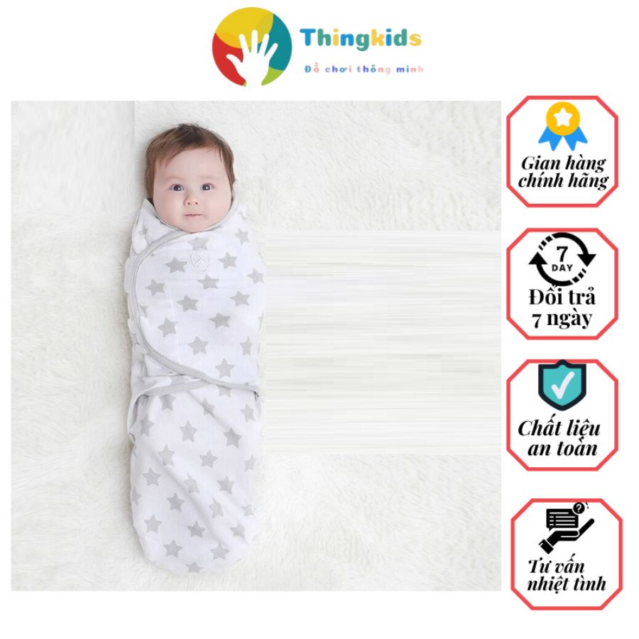 Khăn ủ kén cho bé sơ sinh SwaddleMe chống giật mình - Thingkids