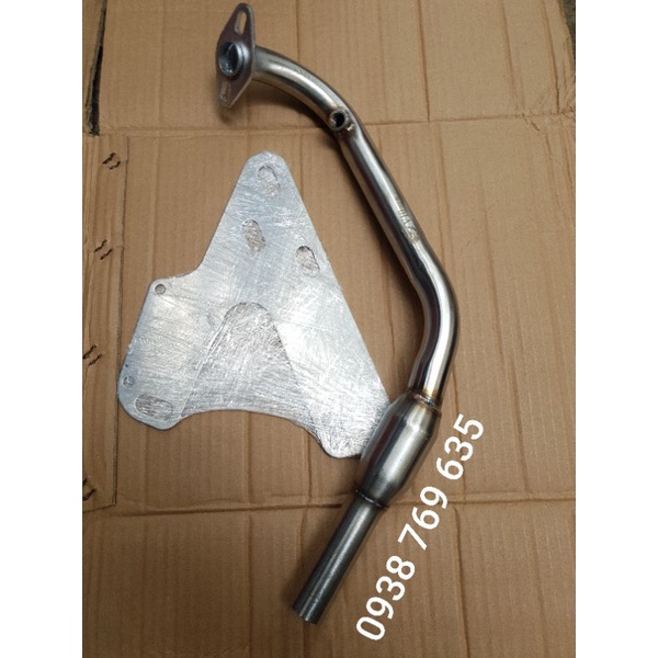 Cổ pô 4 road gắn SH mode đời mới, cổ có ốc cảm biến.