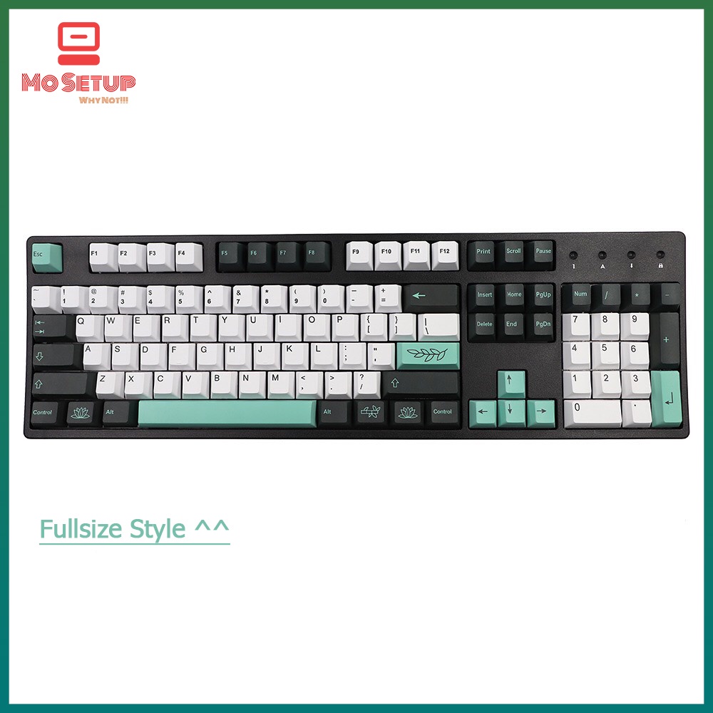Keycap PBT Botanical - Profile CHERRY -Phù hợp tất cả các Layout 61,68,84,98,TKL,Fullsize