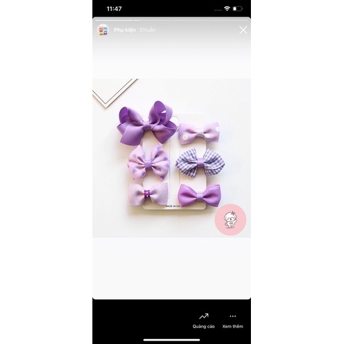 kẹp nơ cho chó mèo