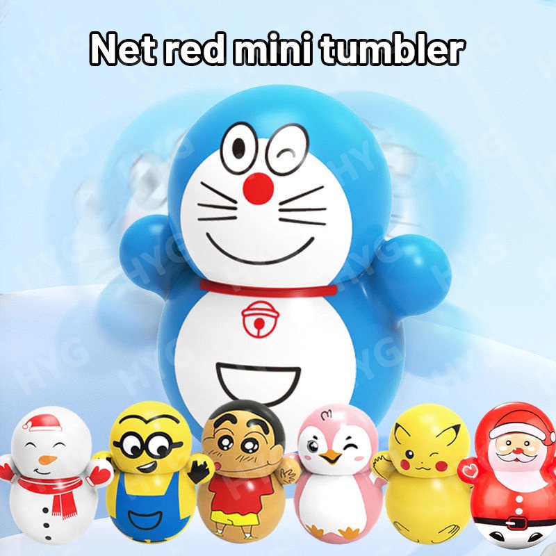 Đồ chơi lật đật HYG TOYS dễ thương để bàn trang trí làm quà Giáng sinh cho bé