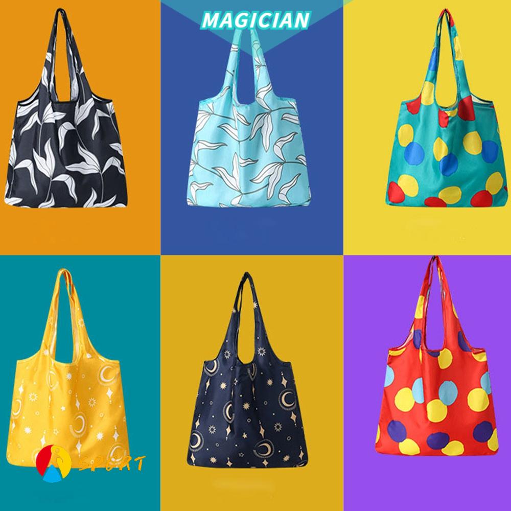 Túi Mua Sắm Dạng Gập Cỡ Lớn Chất Liệu Polyester Thân Thiện Với Môi Trường Có Thể Gấp Gọn Tiện Dụng