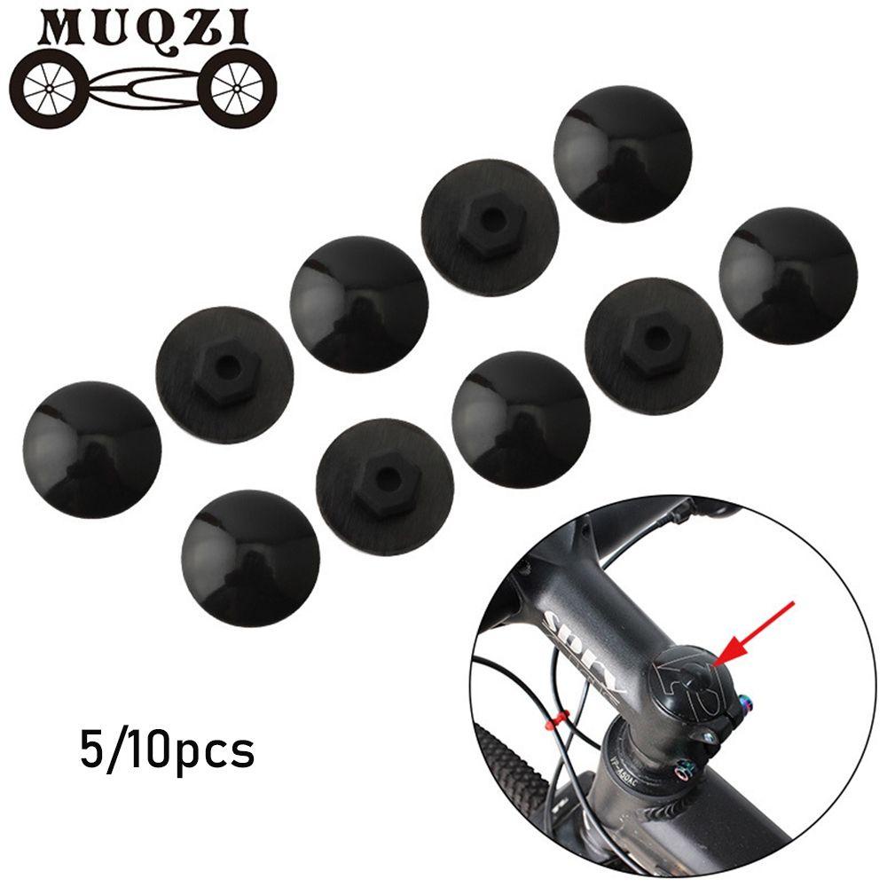 SUYO Set 5 / 10 Ốc Vít M6 Màu Đen Cho Xe Đạp