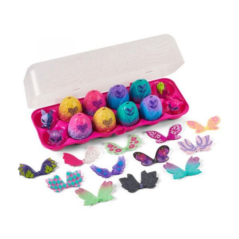 Hộp 12 trứng Hatchimals Wilder Wings kèm cánh ( ảnh thật)