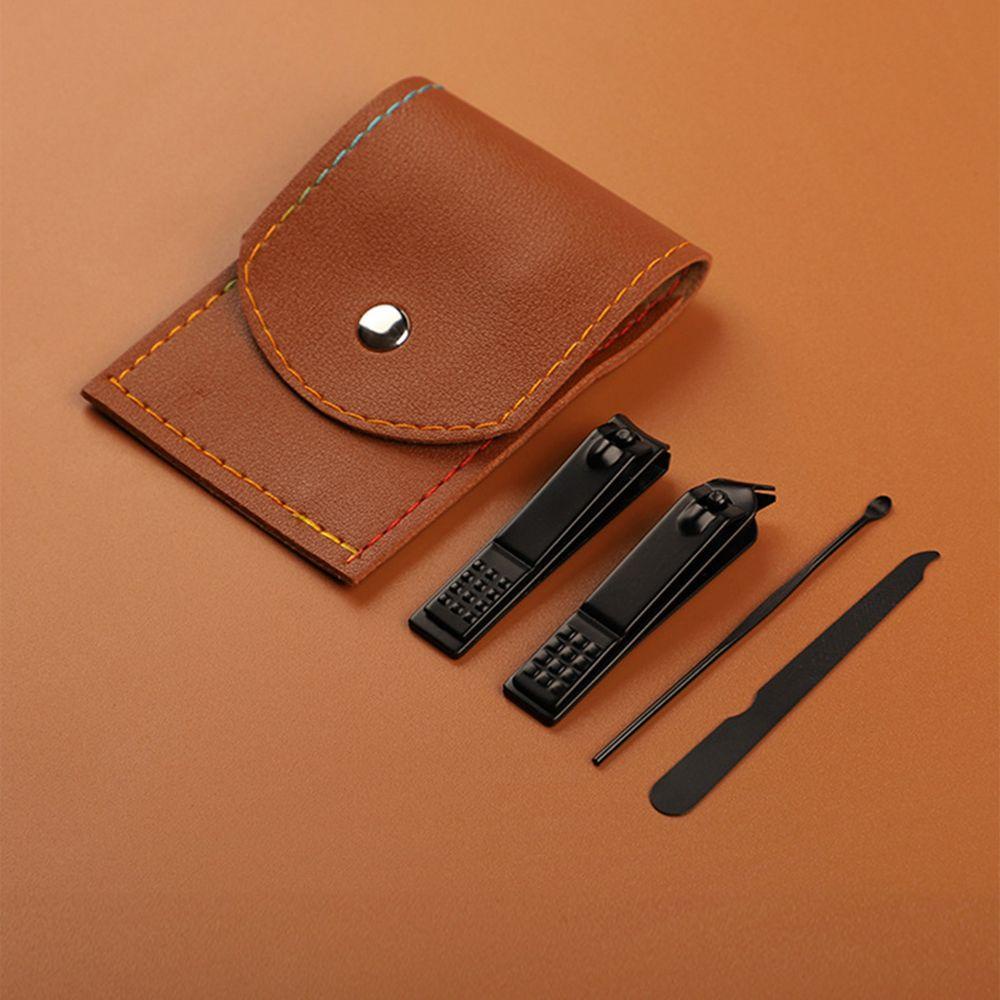 Bộ 4 Dụng Cụ Làm Móng Kèm Túi Da Đựng Tiện Lợi