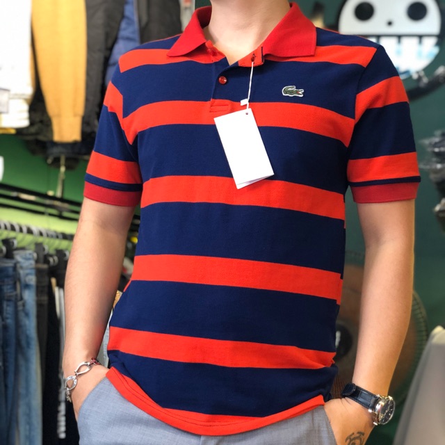 Áo phông nam polo lacot cá sấu